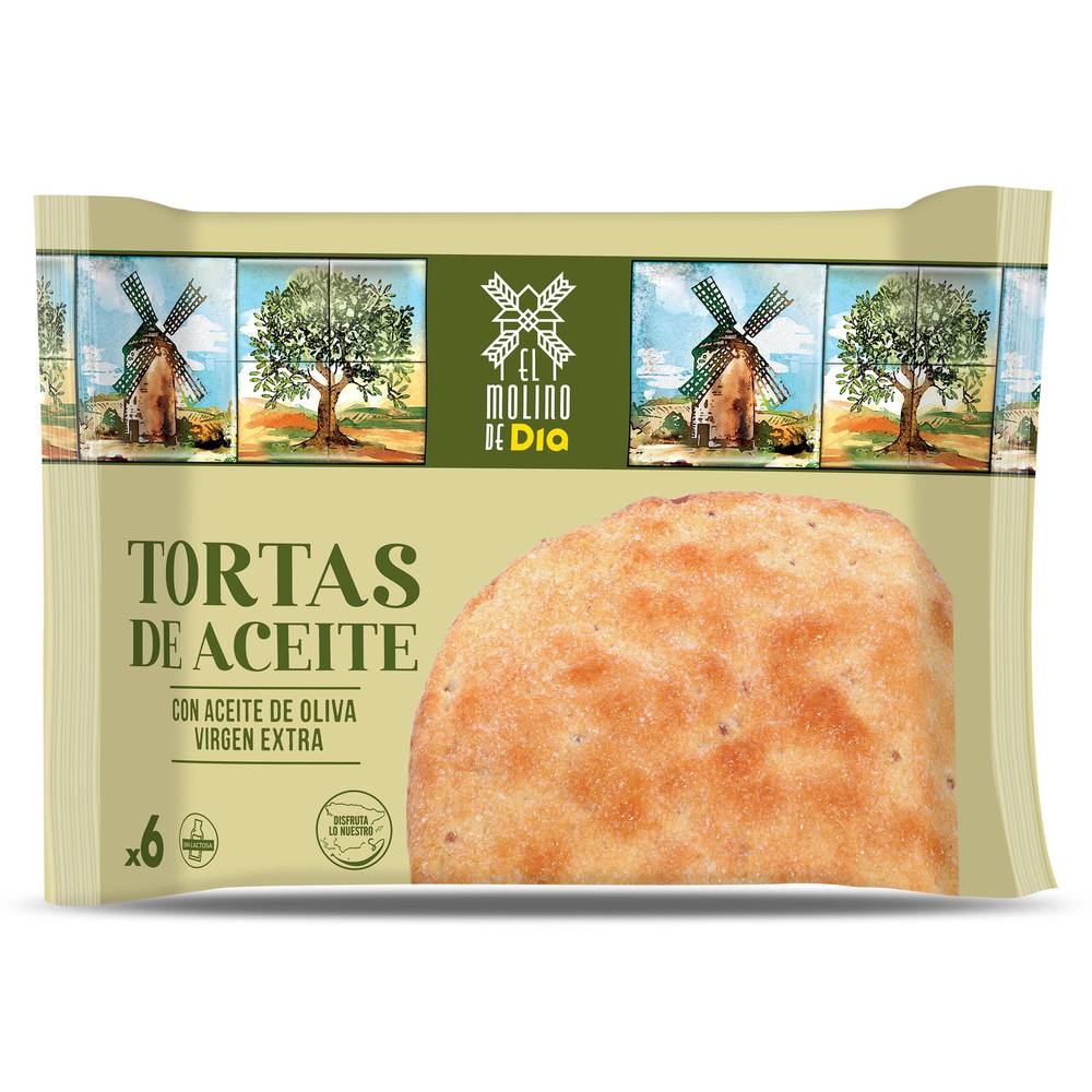 Tortas De Aceite De Oliva El Molino De Dia Bolsa 180 G