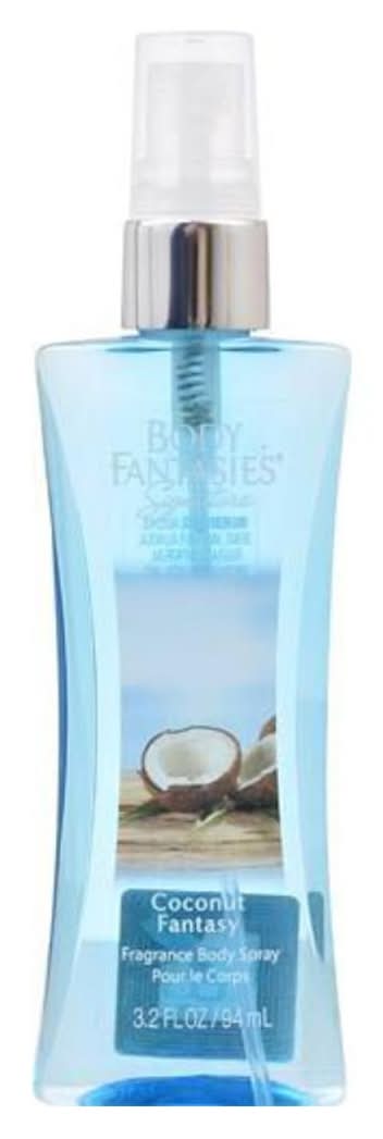 Body Fantasies Mist Spray, Coconut Fantasy (3.2 fl oz)