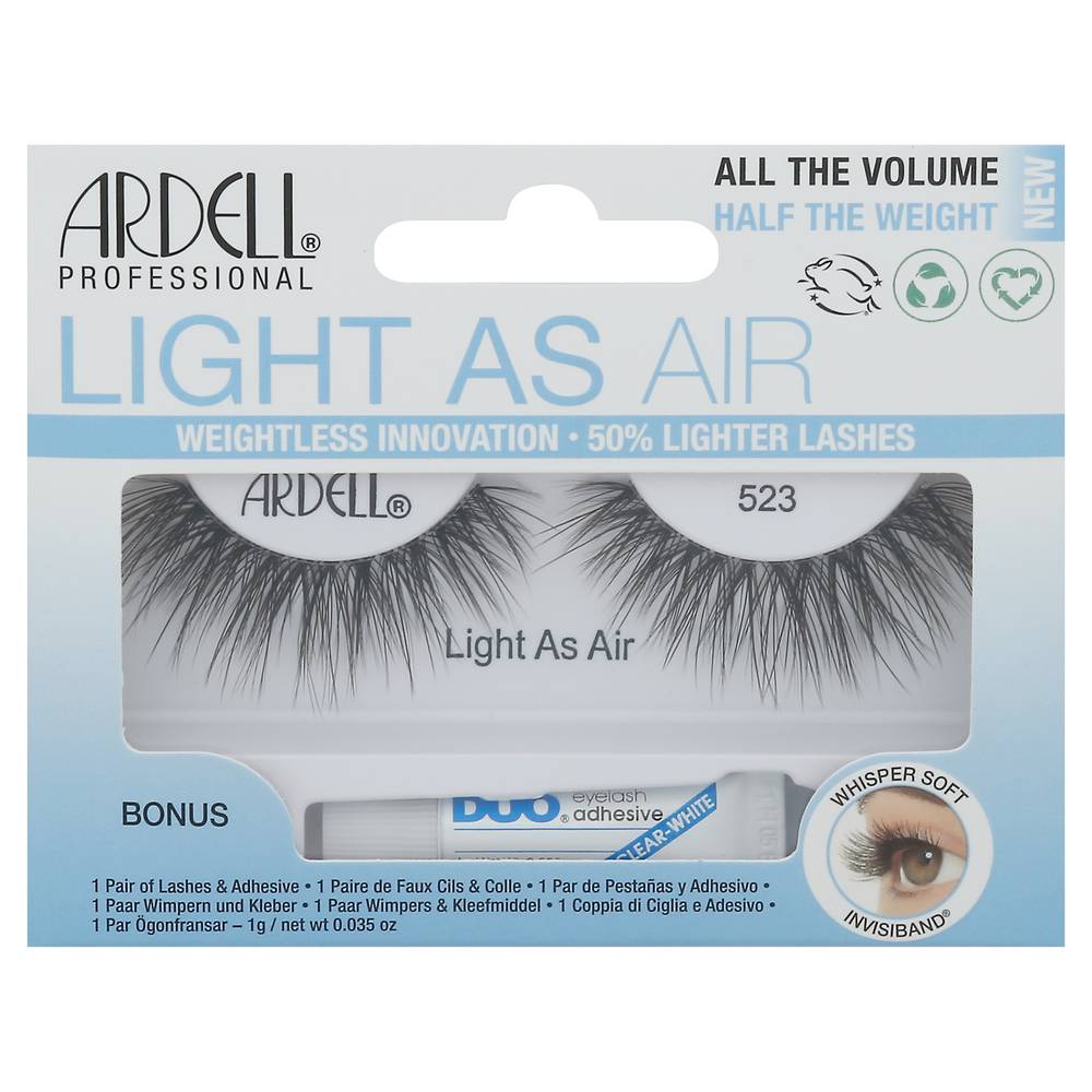 Ardell 523 Light As Air Lashes & Adhesive (1 g)