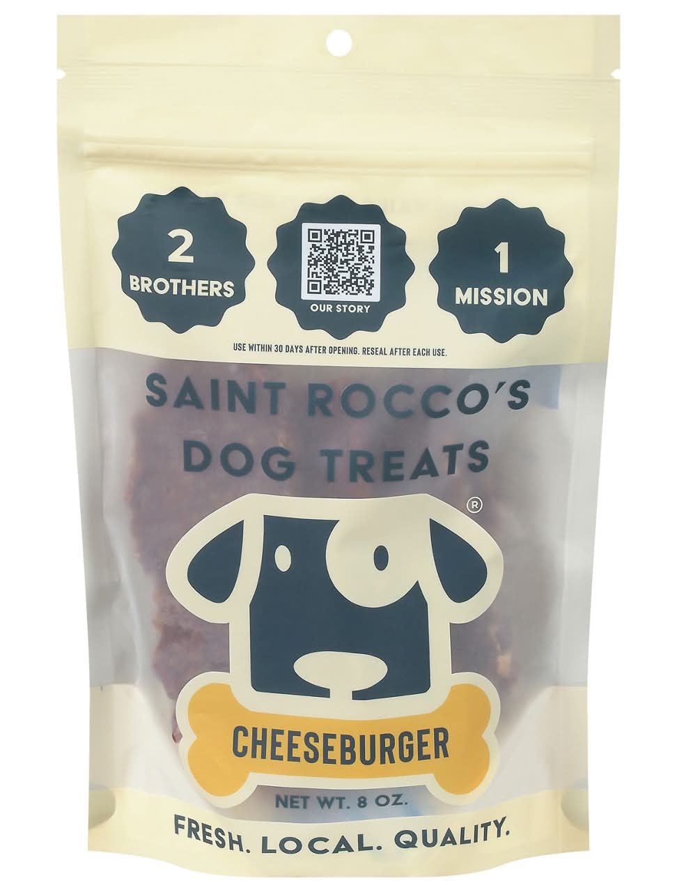 Saint Rocco's Dog Treats, Cheeseburger