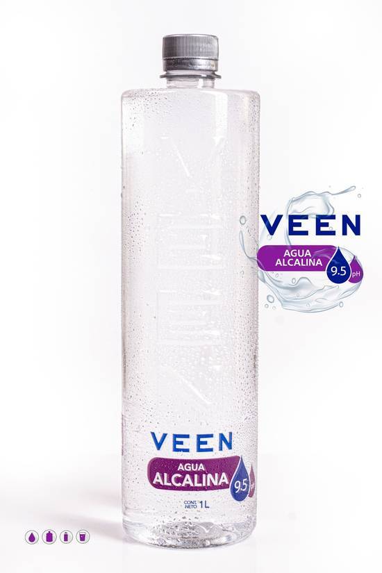 Botella de agua alcalina