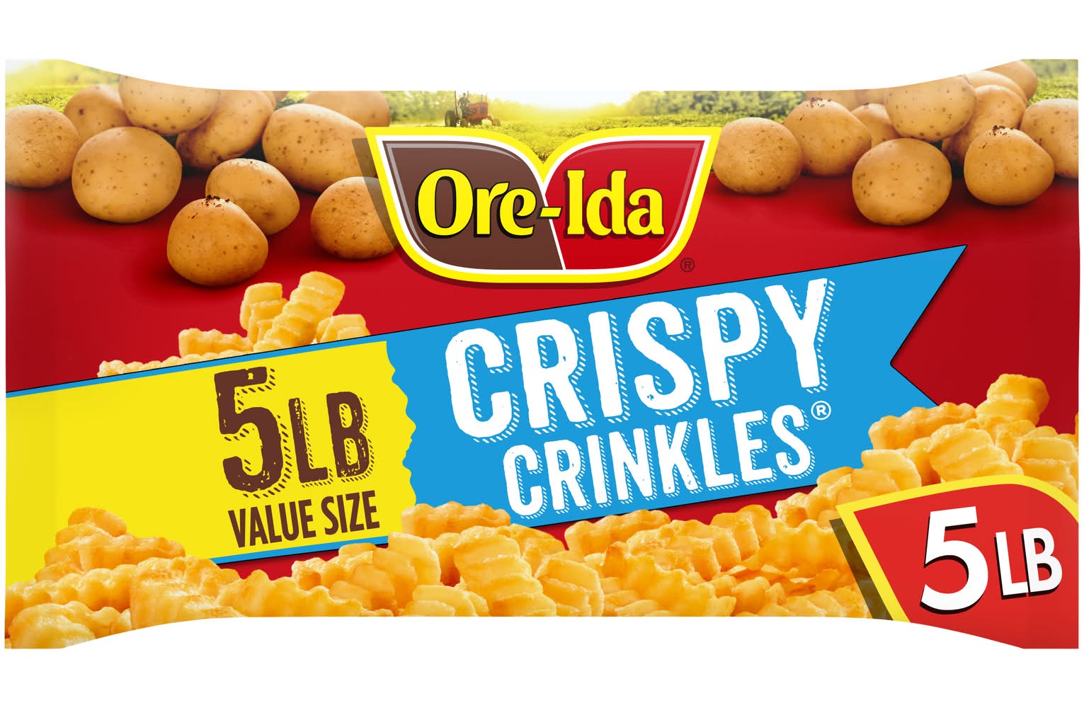 Ore-Ida Crispy Crinkles French Fried Potatoes Value Size (5 lbs)