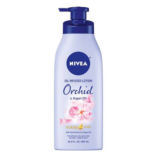 Nivea Oil Infused Body Lotion Orchid & Argan Oil (16.9 oz)