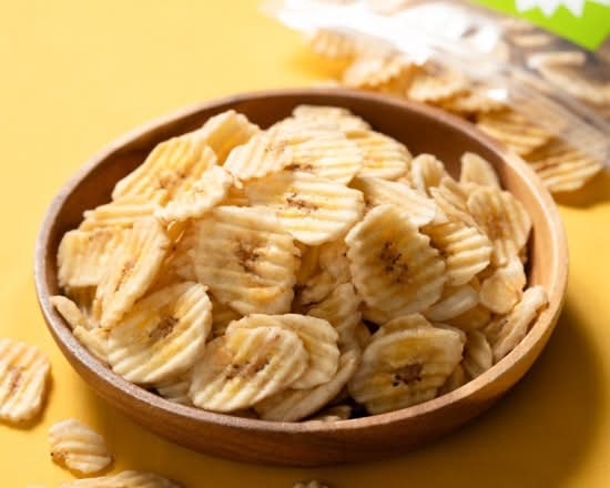 徳用　成城石井　ザクッと食感のバナナチップス　405g　J-602