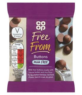 Co-op Free From Buttons 25g