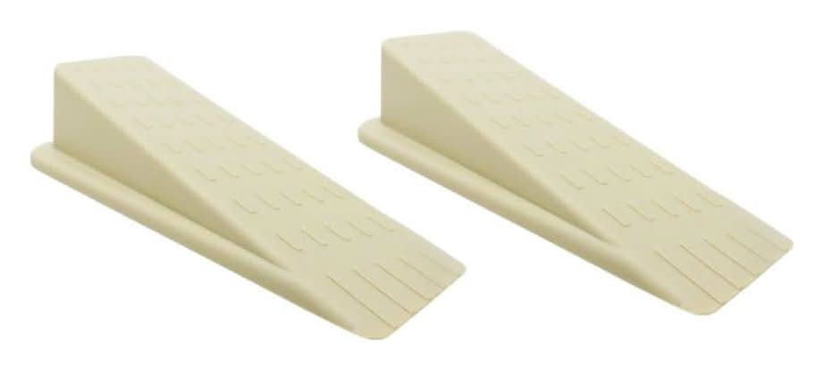 Everbilt Heavy-Duty Beige Rubber Door Stop (2-Pack)