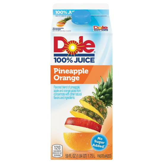Dole 100% Pineapple Orange Juice (59 fl oz)