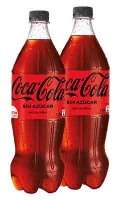 2x Coca Cola 1,5Lt