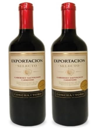 2 pack concha y toro exportacion tinto
