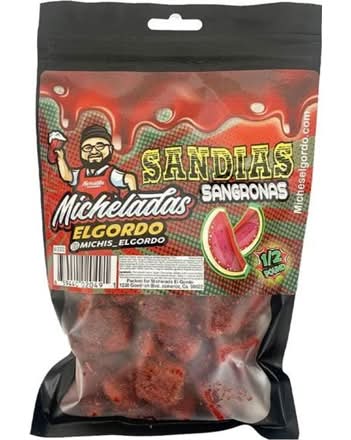 Micheladas El Gordo Sandias Sagronas 6oz Bag