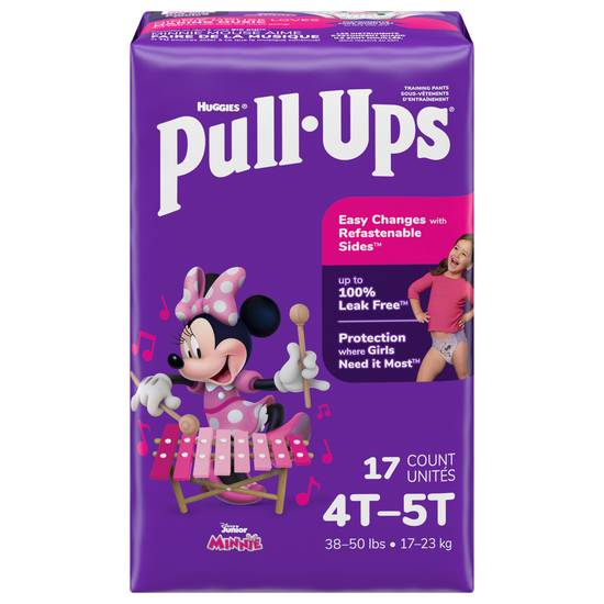 Huggies Pull-Ups 4t-5t Disney Junior Minnie Training Pants (17 ct)