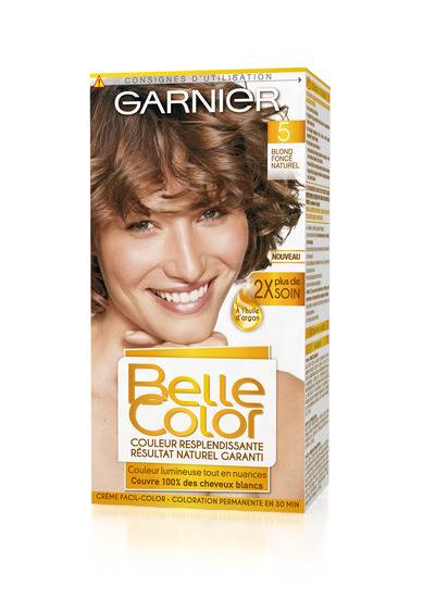 Coloration Cheveux Permanente 5 Blond Foncé Naturel BELLE COLOR - la boîte