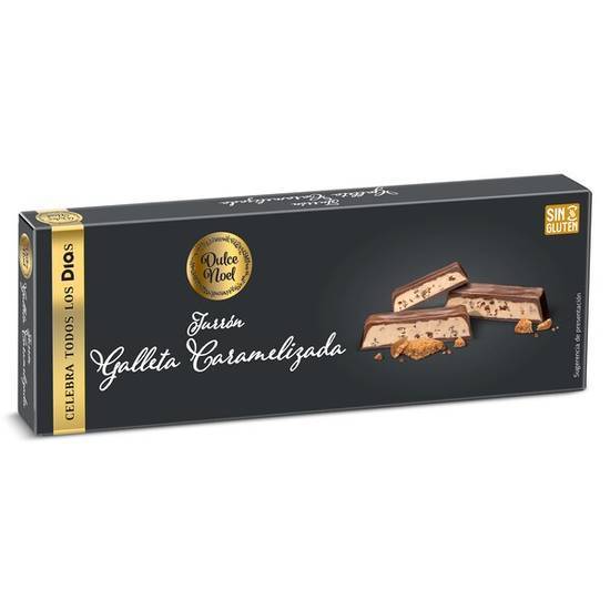 Turrón Praliné con Galleta Caramelizada Dulce Noel Día en Caja (150 g)