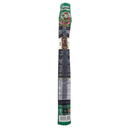 COUNTRY PRIME MEATS Classic Dry Pepperoni Stick (40 g)