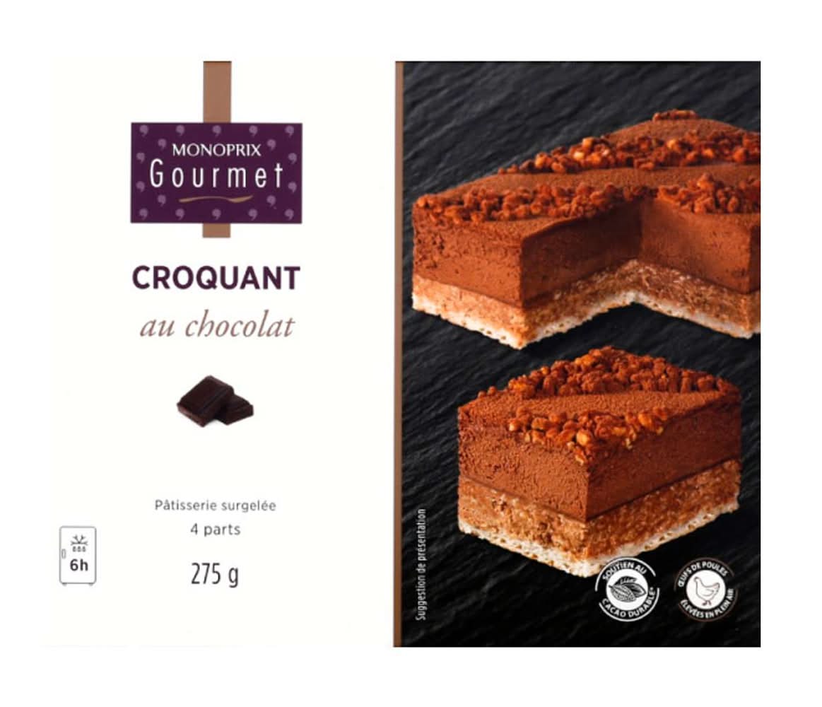 Monoprix - Gourmet croquant au chocolat (275g)