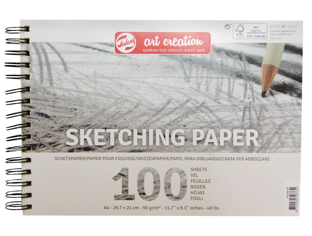 Caderno Esp Desenho Formato A4 90 G Talens