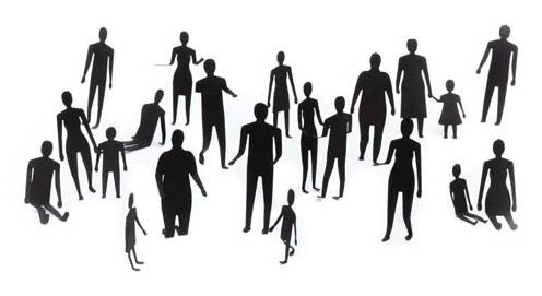 Silueta Mold Personas Esc 1:100 Paquete Con 21 Varios Modelos