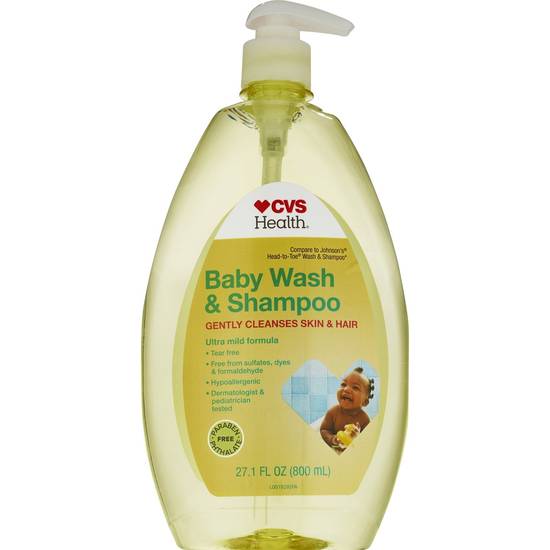 CVS Health Tear Free Hair & Body Baby Wash, 28 OZ
