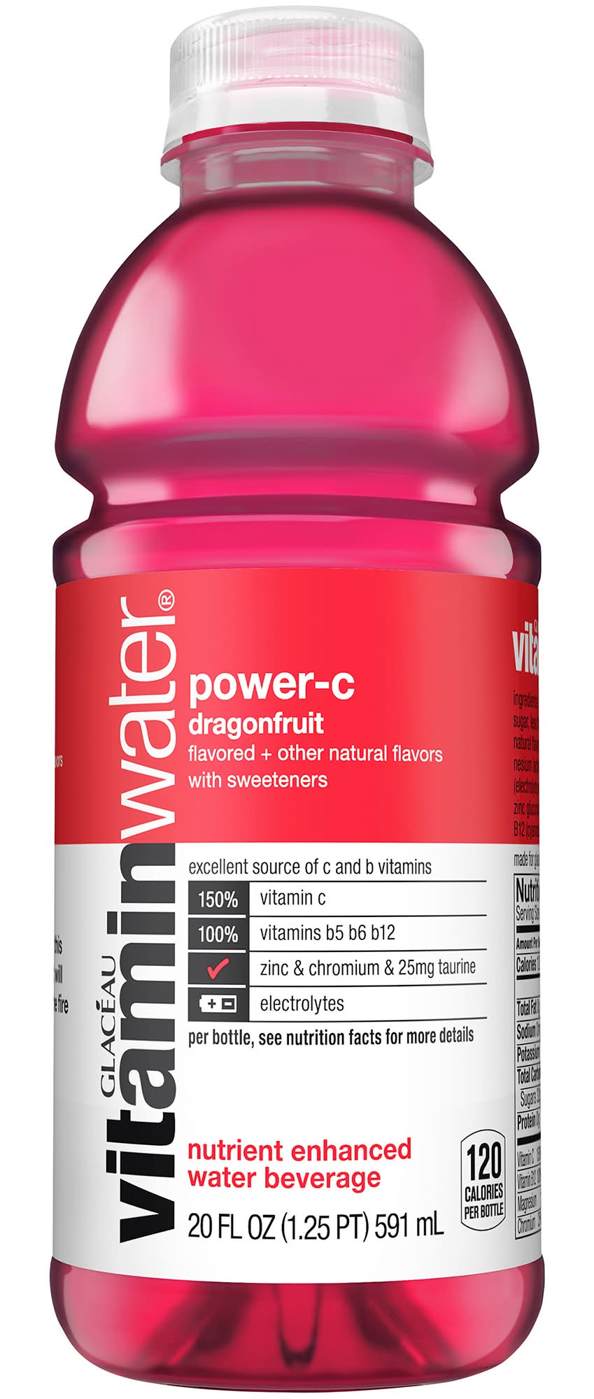 Vitamin Water® Nutrient Enhanced Water Beverage - Power-C Dragonfruit 20oz