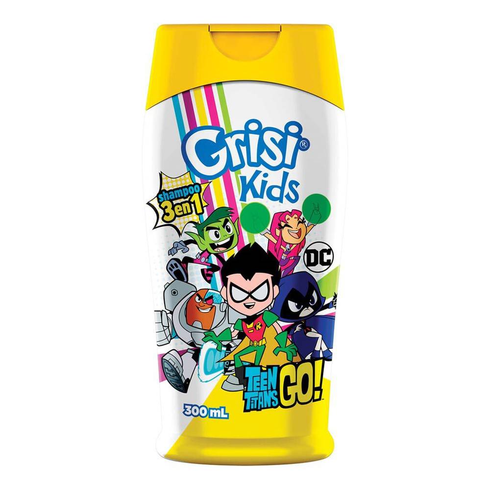 Grisi kids shampoo 3 en 1 teen titans (300 ml)