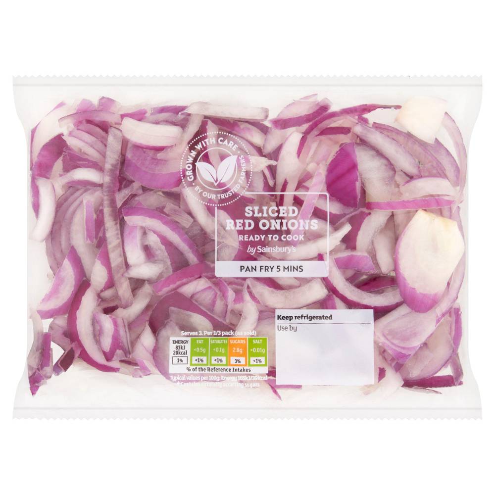 Sainsbury's Sliced Red Onions, Inspired to Cook 150g