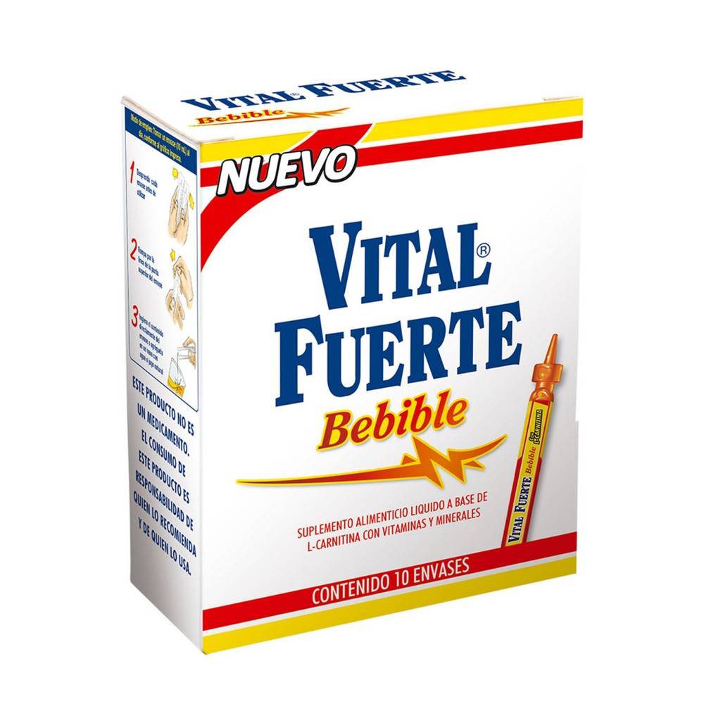 l carnitina bebible Vital Suplemento alimenticio fuerte bebible Delivery Near Me | Order Online