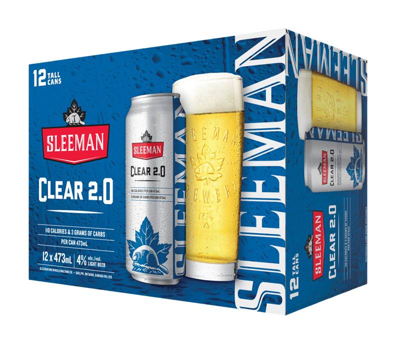 Sleeman Clear 2.0 Light Beer (12 Ct, 473ml)