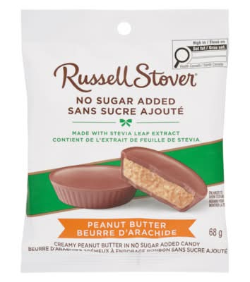 Russell Stover No Sugar Added Candy, Peanut Butter (68 g)