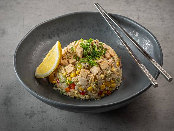 Chicken Stir Fried with Rice