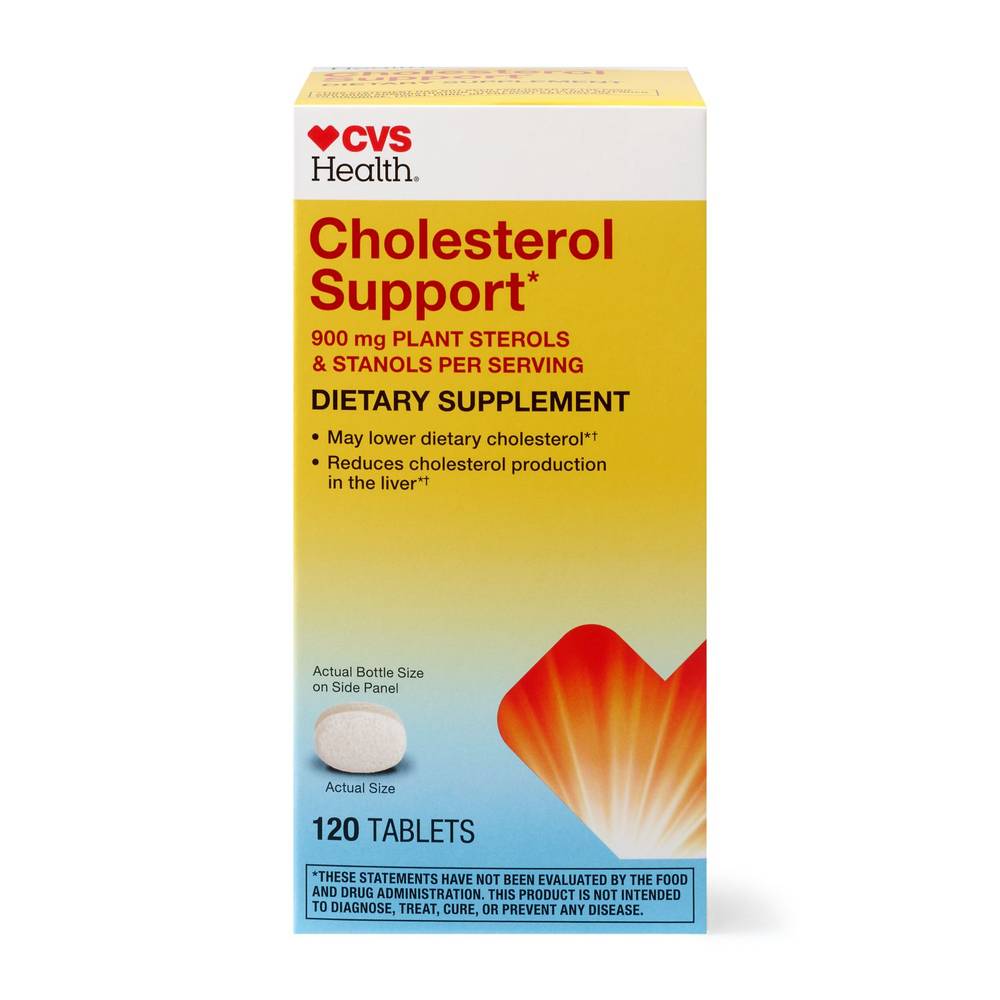 Cvs Health Cholesterol Support 900 Mg Tablets, 120 Ct