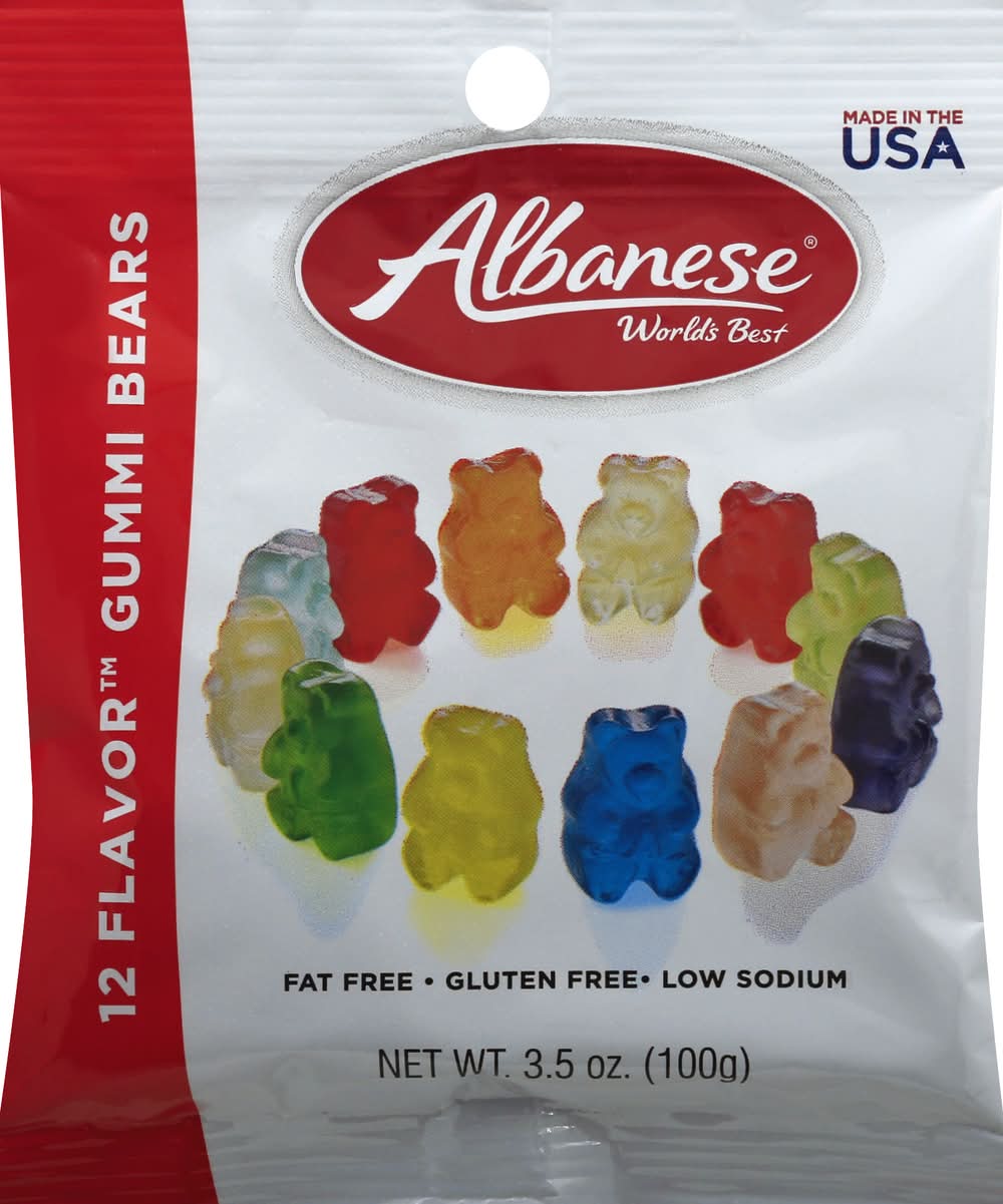 Albanese 12 Flavor Gummi Bears (3.5 oz)
