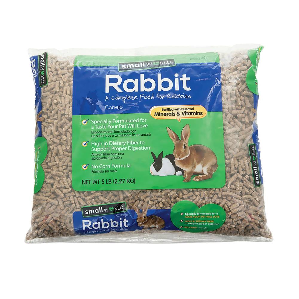 Small World Complete Feed For Rabbits Rabbit (5 lbs)