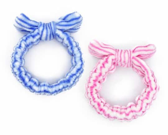 Assorted Next Chapter Striped Velvet Spa Headband, 1Pc. By Fab Finds