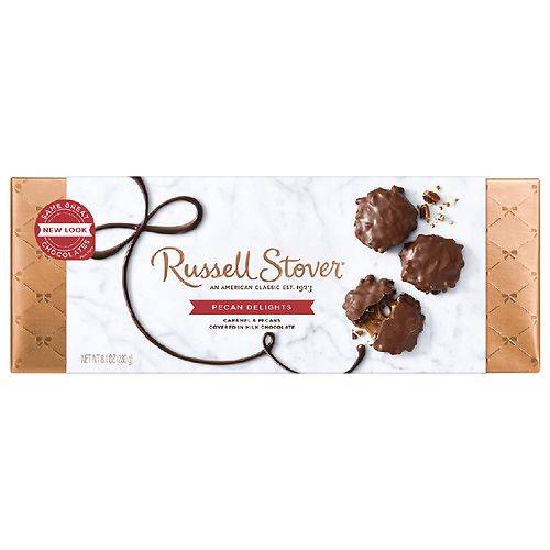 Russell Stover Milk Chocolate Pecan Delights - 8.1 oz