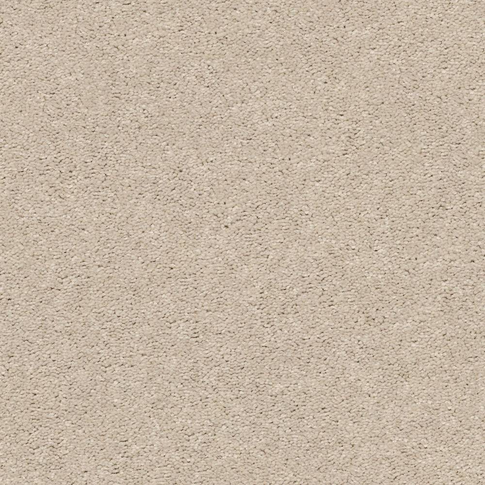 Style Selections Principled 12-Ft Sugar Cookie Off-white 29.2-oz sq yard Polyester Textured Indoor Carpet | 7L91500122