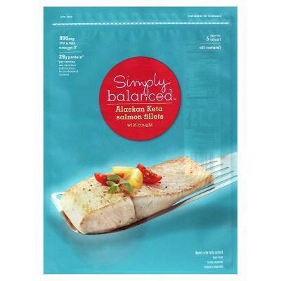 Simply Balanced Frozen Alaskan Keta Salmon Fillets - 24oz - Tm