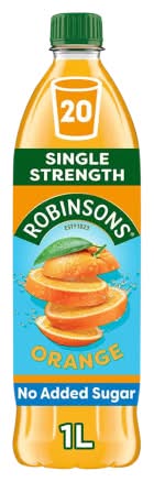 Robinsons Orange, No Added Sugar Fruit Juice (1L)