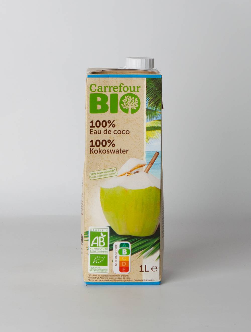 Carrefour Bio - 100% Eau de coco (1L)