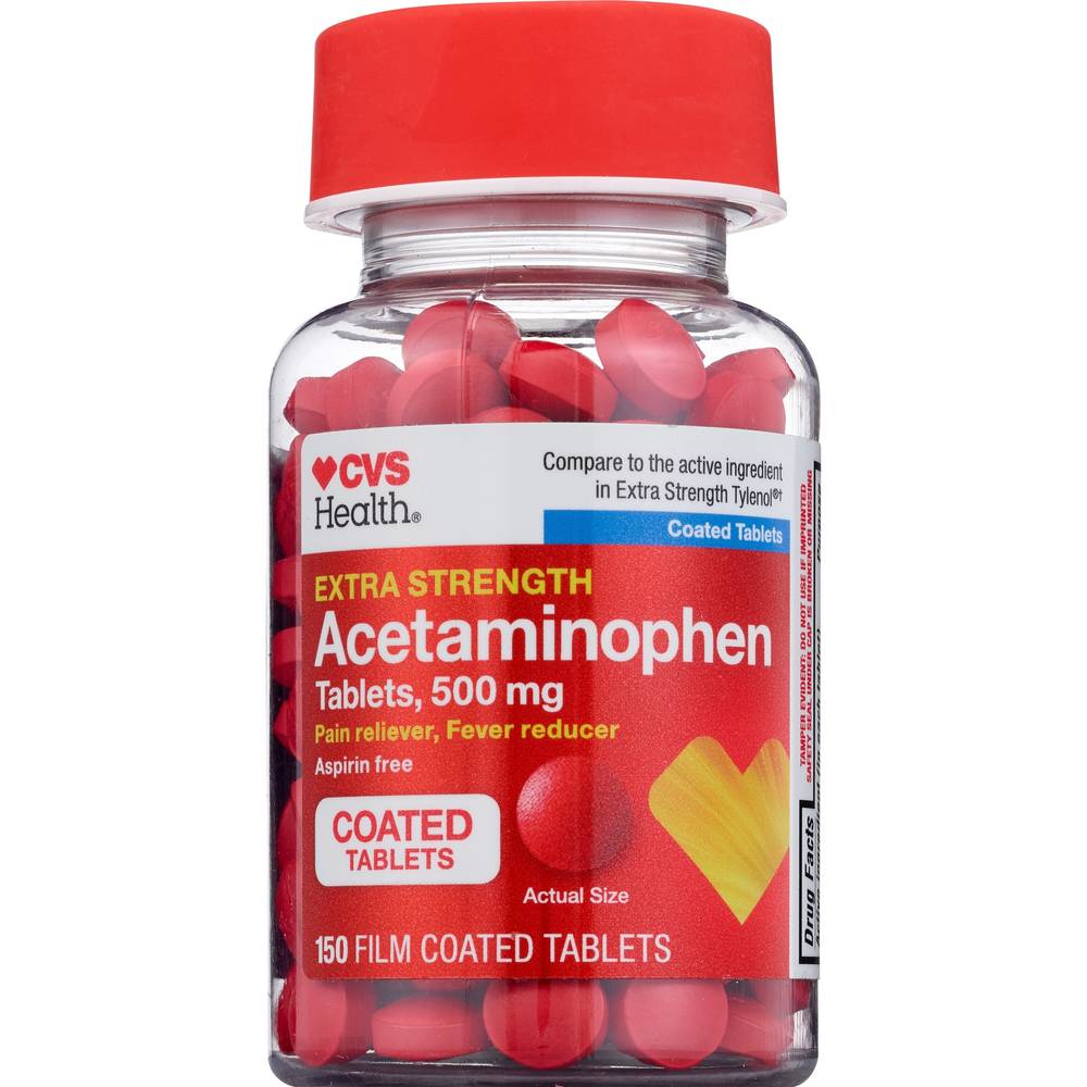 Cvs Health Extra Strength Acetaminophen Tablets