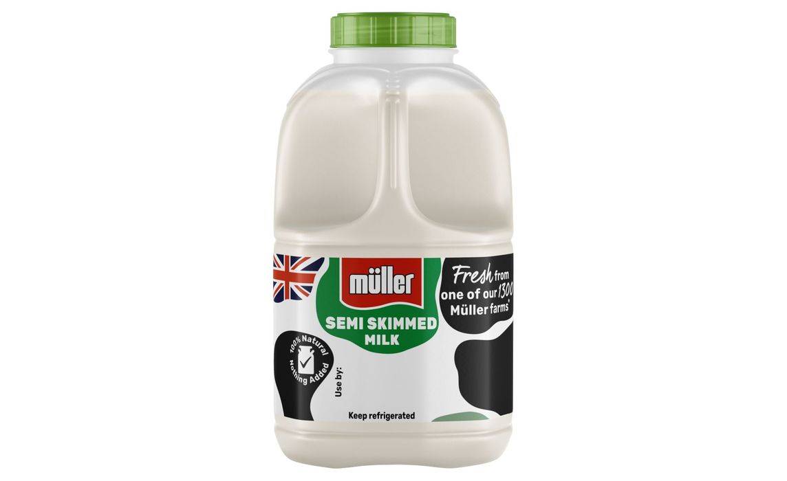 Muller Semi Skimmed Milk 568ml / 1 Pint (383761)