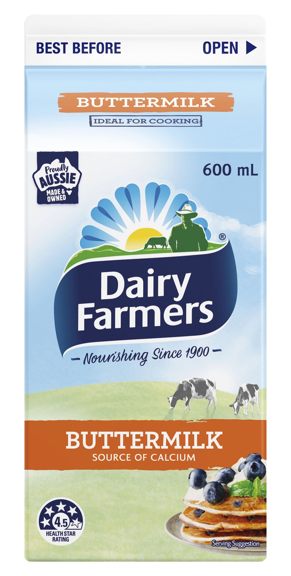 Dairy Farmers Buttermilk (600mL)