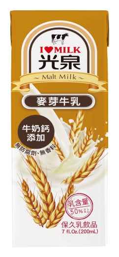光泉麥芽牛乳(200mlx6入) <200ml毫升 x 1 x 6BOTTLE瓶>