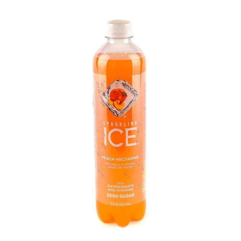 Sparkling ice agua sabor melocotón (botella 502 ml)