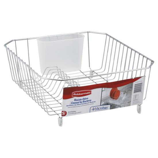 Antimicrobial Small Chrome Dish Drainer