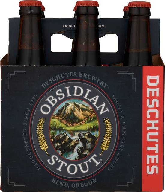 Deschutes Brewery Obsidian Stout Beer (6 ct, 12 fl oz)