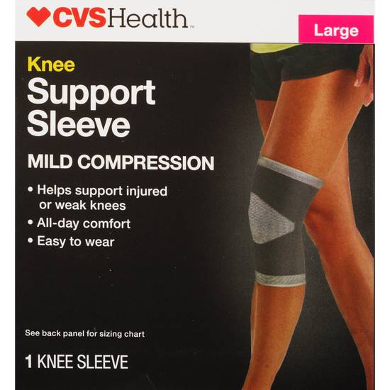 CVS Health Knee Support Sleeve, Large