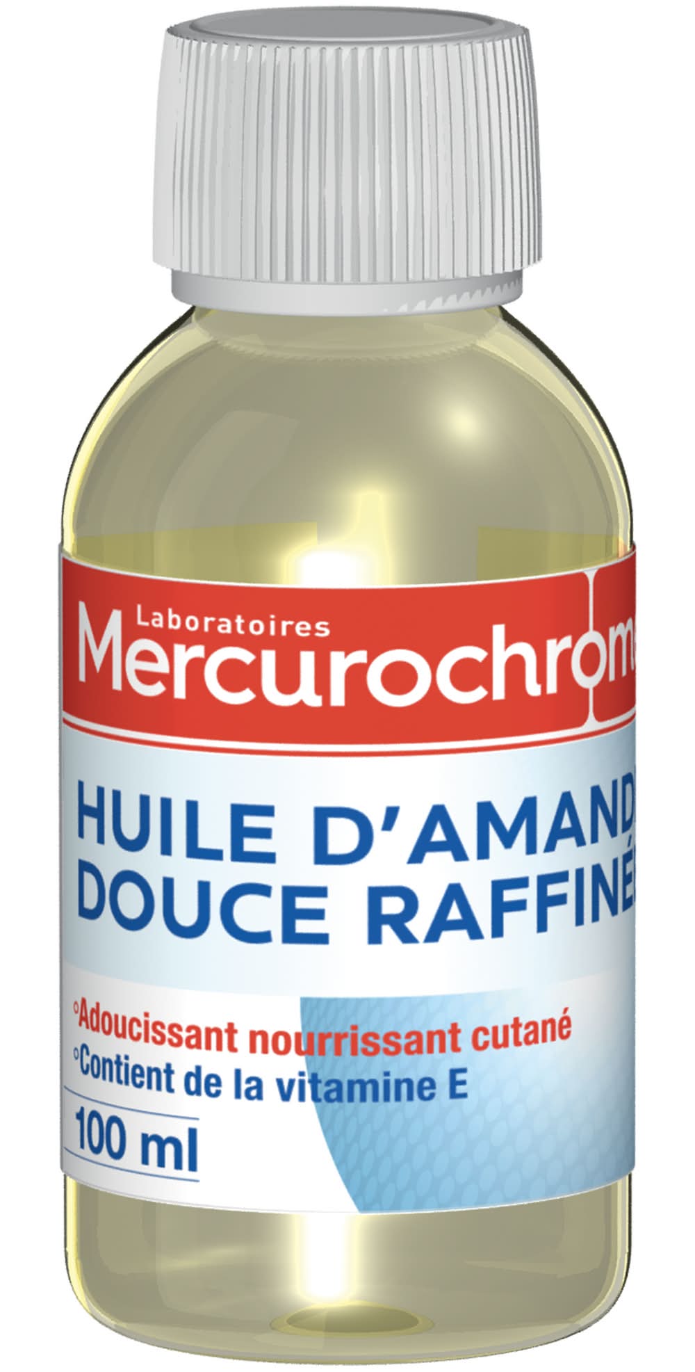 Mercurochrome - Huile d'amande douce raffinée (100ml)
