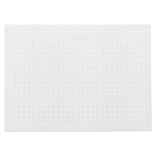 22" X 30" White Metal Pegboard By Simply Tidy