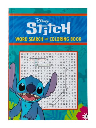 Disney Stitch Word Search & Coloring Book
