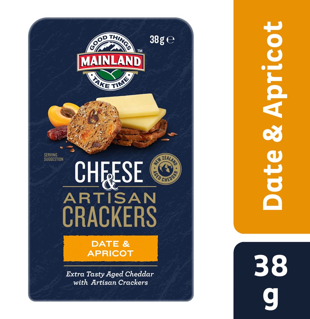 Mainland Cheese & Artisan Crackers, Date & Apricot (38g)